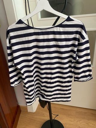 Blusa Massimo Dutti Rayas Talla XS