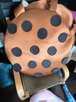 Disfraz de galleta con chispas