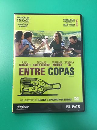 Entre Copas DVD - Oscar Mejor Guión Adaptado