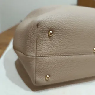 Bolso Polène número uno Beige Piel y Ante