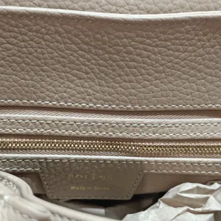 Bolso Polène número uno Beige Piel y Ante