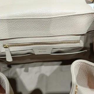 Bolso Polène número uno Beige Piel y Ante