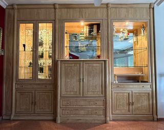 Mueble de salón de madera