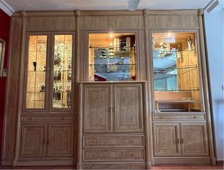 Mueble de salón de madera