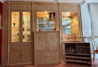 Mueble de salón de madera