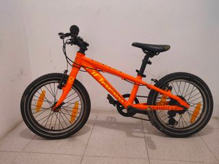 Bicicleta Mondraker Leader 16" Naranja infantil