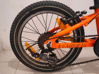 Bicicleta Mondraker Leader 16" Naranja infantil