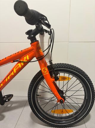 Bicicleta Mondraker Leader 16" Naranja infantil