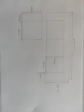 Sofá Chaiselongue Negro y Blanco