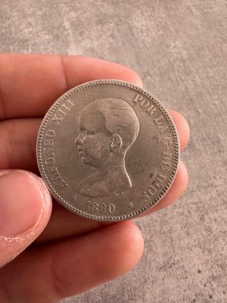 Lote 3 Monedas Plata Alfonso XIII 1892