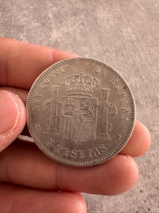 Lote 3 Monedas Plata Alfonso XIII 1892