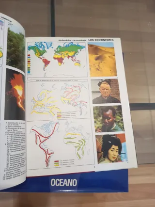 20 Atlas universal océanos ilustrados..todas 5