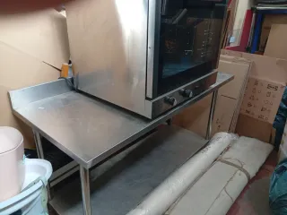 Mostrador de acero inoxidable