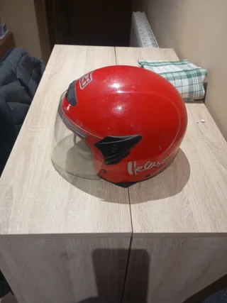 Casco NZI Helix infantil rojo