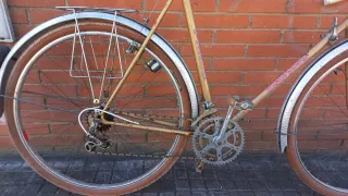 Bicicleta Randonneur clásica MANUFRANCE dorada