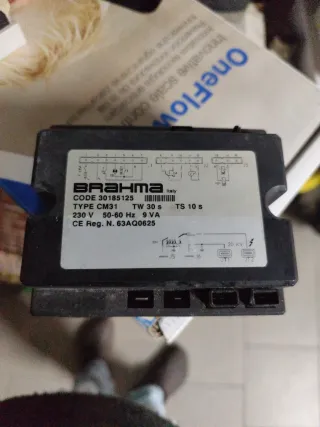 Brahma CM31 Controllo Fiamma