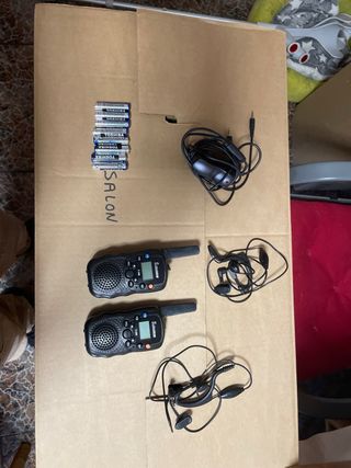 2 Walkie Talkies Blue Arrow + Accesorios