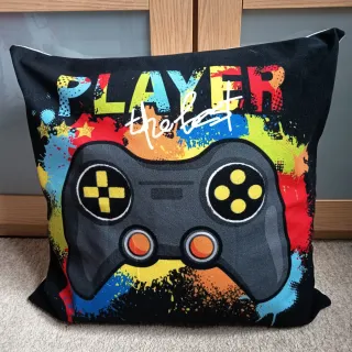 Cojin con relleno estampado gamer