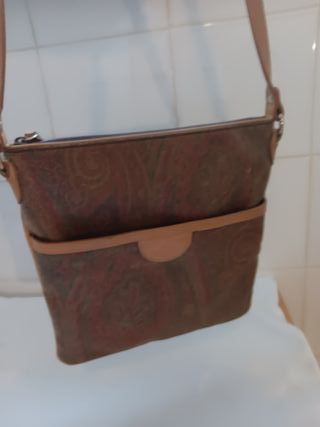 Borsa Etro in pelle marrone