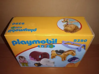 Playmobil 1.2.3 Carro con Caballo 9390 Nuevo.