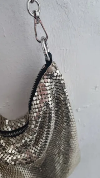 Bolso de fiesta plateado