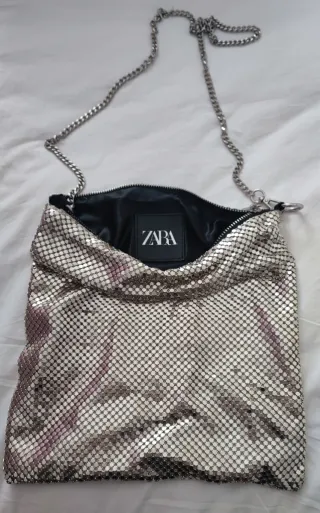 Bolso de fiesta plateado
