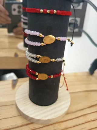 Pulseras Rosario Acero Inoxidable