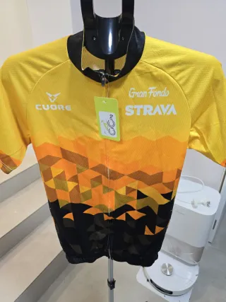 Camiseta Ciclismo Hombre Gran Fondo Strava talla L
