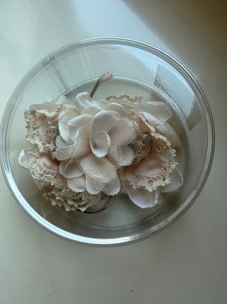 Tocado de comunión floral