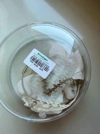 Tocado de comunión floral