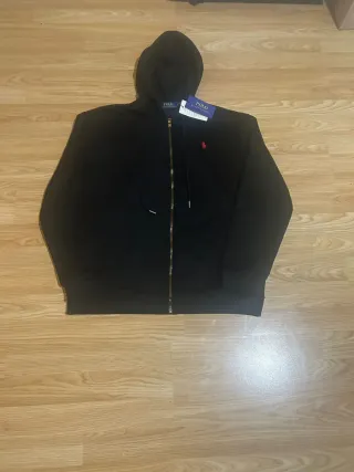 Sudadera Ralph Lauren Negra Talla S Con Etiquetas