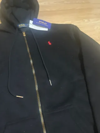 Sudadera Ralph Lauren Negra Talla S Con Etiquetas