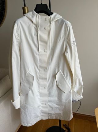 Chubasquero Ecoalf Blanco Talla S Mujer
