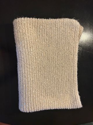 Bufanda tubular con lentejuelas