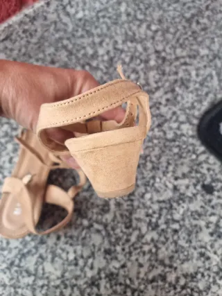 Sandalias Mary Paz Beige Talla 36