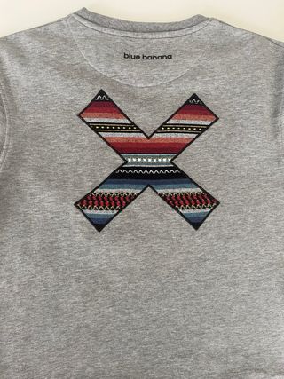 Sudadera BLUE BANANA gris con logo