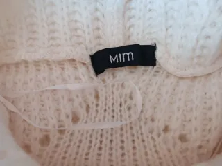 Jersey MIM cuello vuelto blanco roto