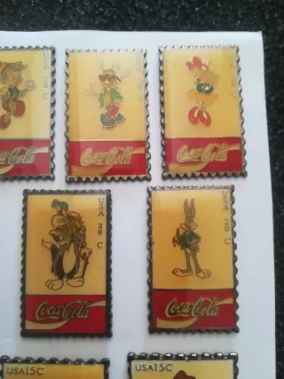 Lote Pins Coca-Cola Disney