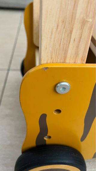 Correpasillos madera diseño tigre