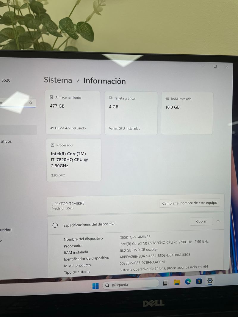 Dell Precision 5520 -37873- afbeelding 4