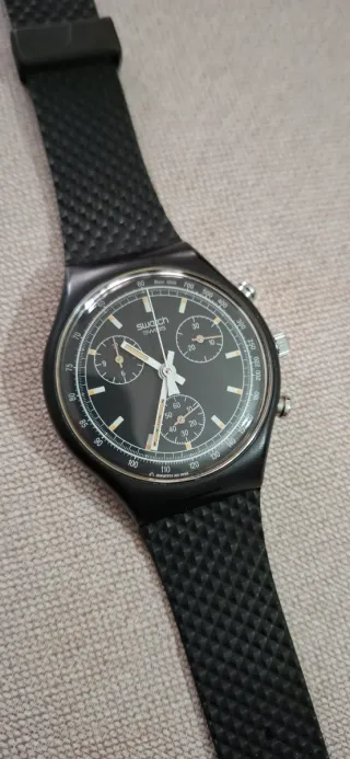 Orologio Swatch Chronograph Nero