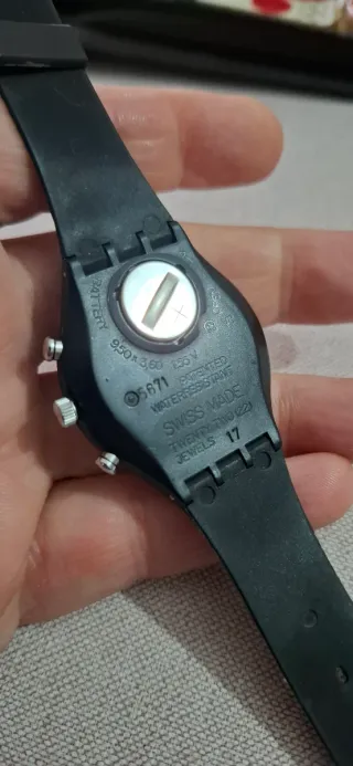 Orologio Swatch Chronograph Nero