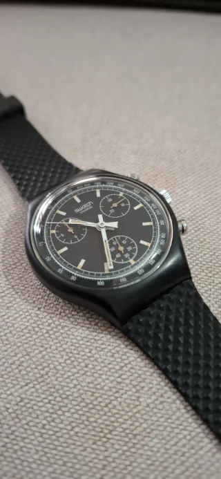 Orologio Swatch Chronograph Nero
