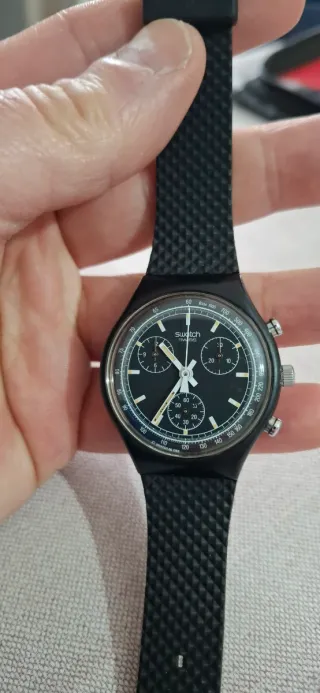 Orologio Swatch Chronograph Nero