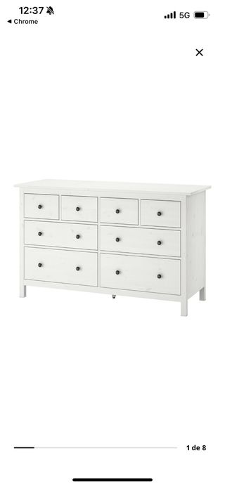 Cómoda Hemnes 8 cajones Ikea