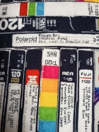 Cojín Estampado Retro VHS Años 80