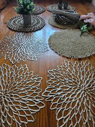 Lote manteles individuales decorativos