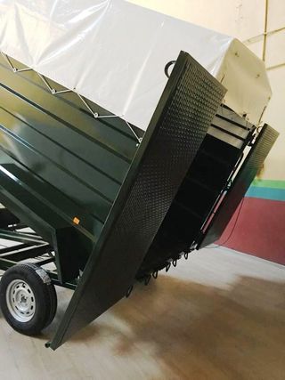 NUEVO: Remolque ganadero basculante