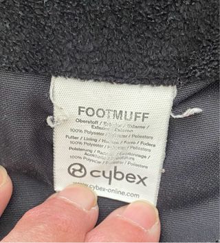 Saco Cubrepies Cybex Negro