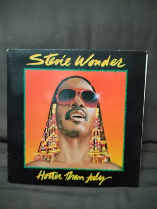 LP Stevie Wonder Hotter Than July